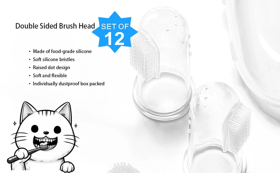 Silicone Soft Pet Finger Cuff Toothbrush
