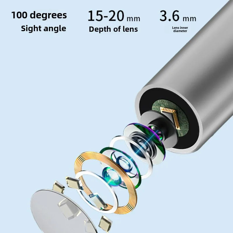 HD Ear Cleaner with Camera – NK3 Otoscope Wax Removal Tool Set with USB-C Charging & Endoscope for Ear Cleaning