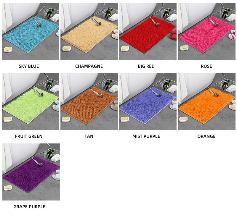 Chenille Plush Pet Mat – Soft Absorbent Dog & Cat Bed Pad, Cozy Seat Cushion for Crates, Bathroom & Pet Lounging