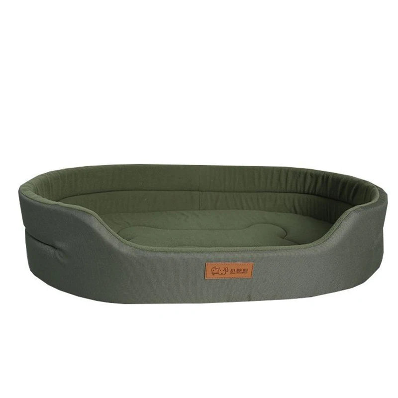 Square Waterproof Dog Bed for Large Dogs – Washable Custom Pet Sofa with Removable Inner Pad
