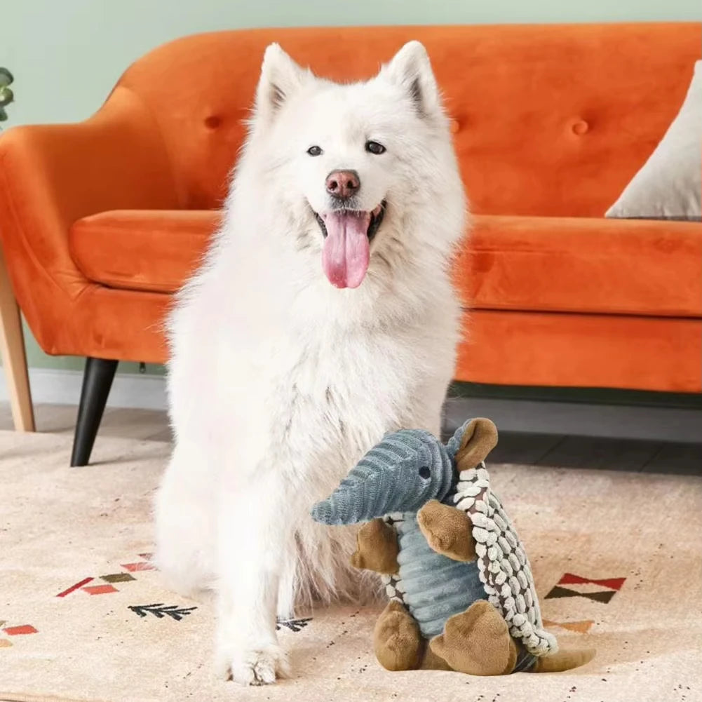 Pangolin Pet Toy – Squeaky Plush for Dogs & Cats, Teeth Cleaning