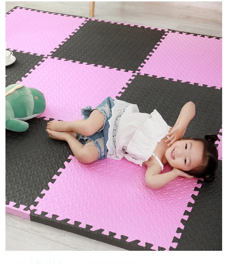 8–16pcs Baby Puzzle Foam Play Mat – Interlocking Educational Floor Carpet for Kids & Toddlers, 30x30cm EVA Foam
