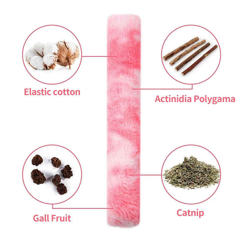 Plush Catnip Chew Toy – Soft Cat Pillow Teaser for Interactive Play