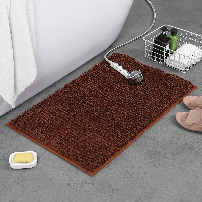 Chenille Plush Pet Mat – Soft Absorbent Dog & Cat Bed Pad, Cozy Seat Cushion for Crates, Bathroom & Pet Lounging