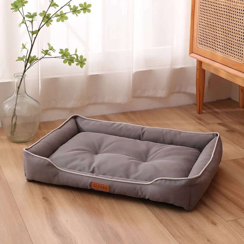 Waterproof Dog Bed – All-Season Oxford Fabric Pet Bed with Thickened PP Cotton Filling