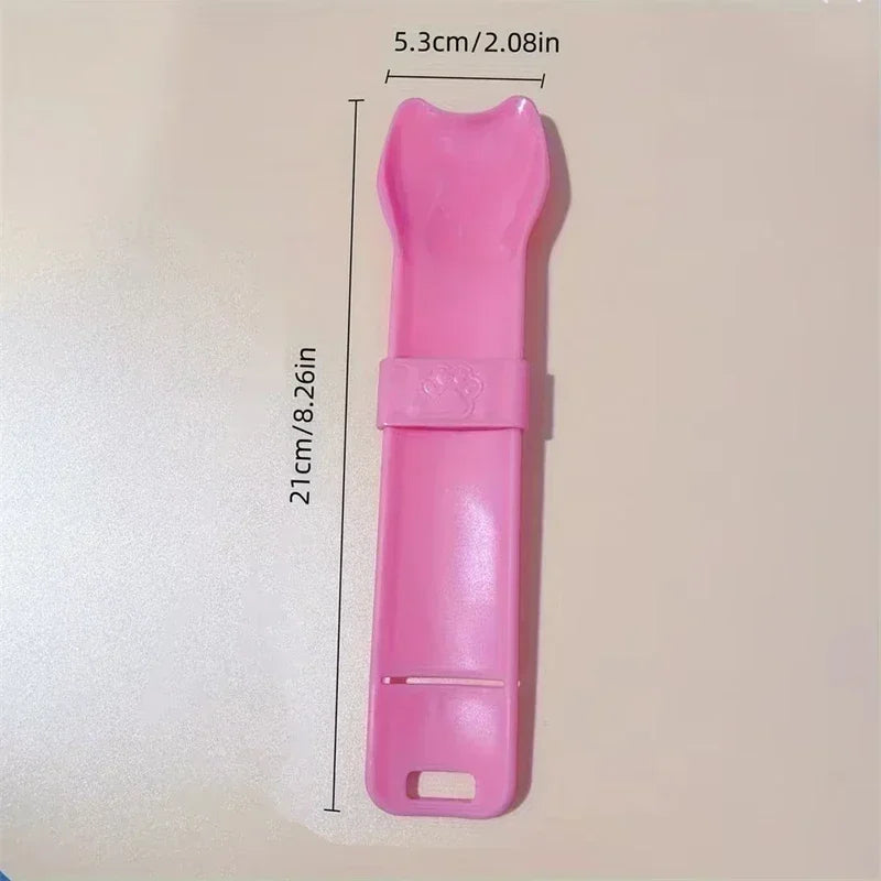 🐾 Cat Strip Squeeze Spoon Feeder – Perfect for Lickable Wet Treats!