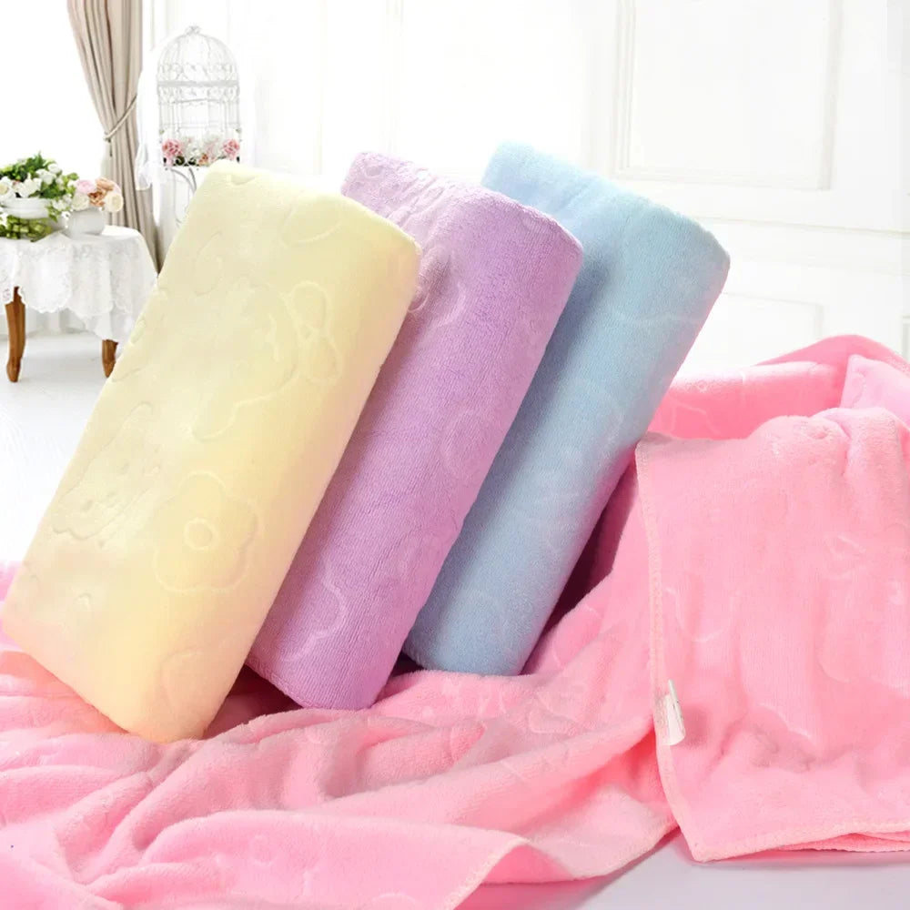 Quick-Drying Pet Bath Towel – Super Absorbent Soft Fiber Dog & Cat Towels for Grooming and Bathing