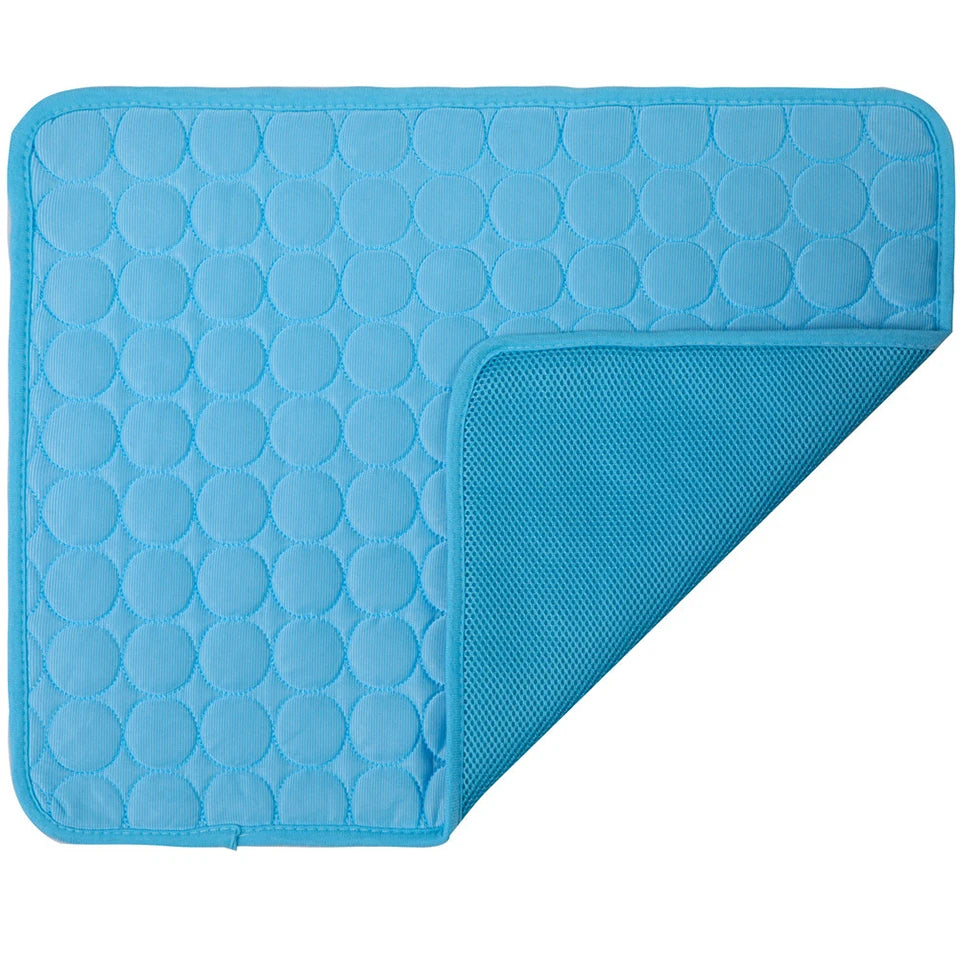 DualPet Cooling Pad for Dogs & Cats – Washable Summer Gel Ice Mat for Small to Large Pets, Cool Mattress Blanket