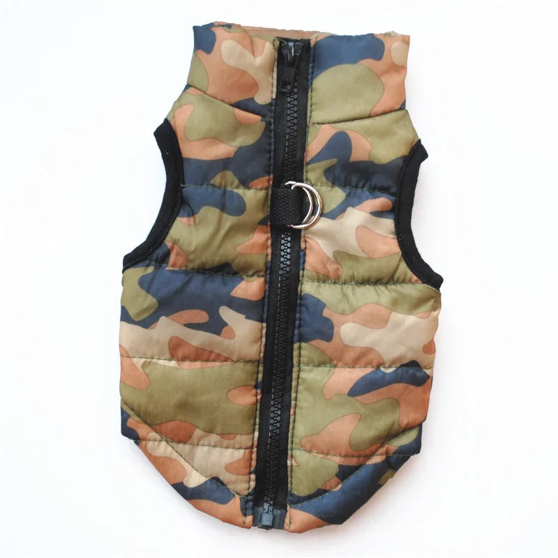 Winter Warm Dog Jacket – Windproof Pet Coat for Small Dogs, Chihuahua, French Bulldog, Yorkie