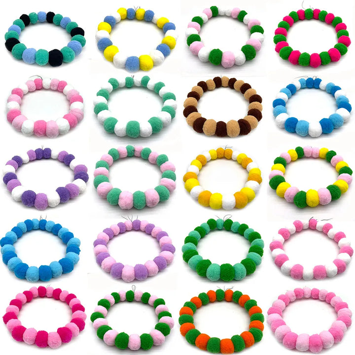 Dog Bow Tie & Necklace Set 🌈 30pcs Pet Grooming Accessories