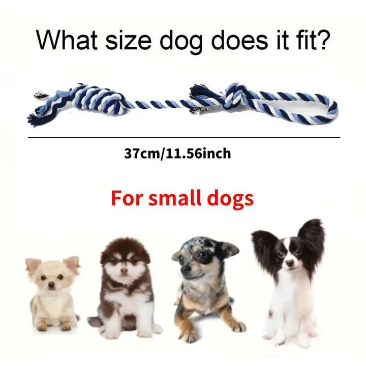 Durable Cotton Rope Dog Toy – Chew, Training & Dental Care 🐾🪢