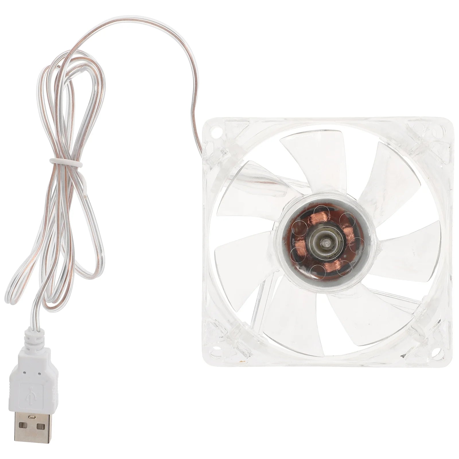 USB Cooling Fan for Hamster Cage – Portable Transparent Fan for Small Pet Enclosures