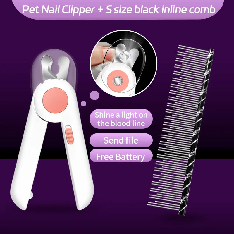 Fenice Cat Grooming Comb – Stainless Steel Pins