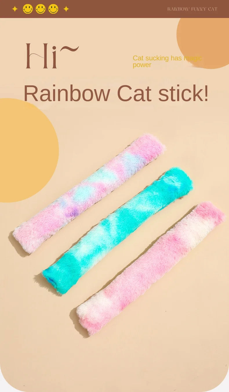 Interactive Cat Kick Sticks – Plush Catnip Toy for Teeth Cleaning & Indoor Play