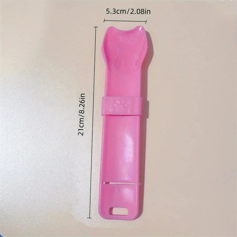 🐾 Cat Strip Squeeze Spoon Feeder – Perfect for Lickable Wet Treats!