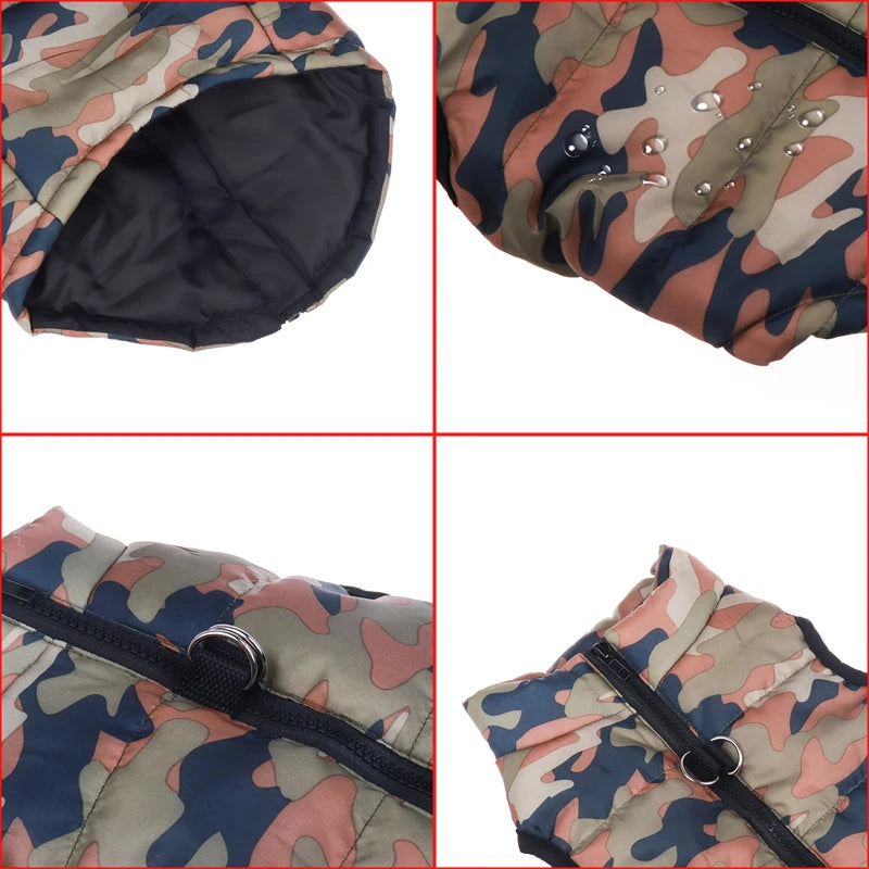 Winter Warm Dog Jacket – Windproof Pet Coat for Small Dogs, Chihuahua, French Bulldog, Yorkie
