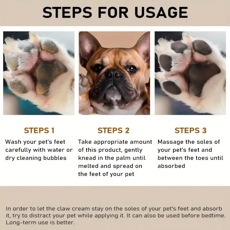 Pet Nose & Paw Balm – Moisturizing Cream for Dogs & Cats | Cracked Paw & Nose Repair
