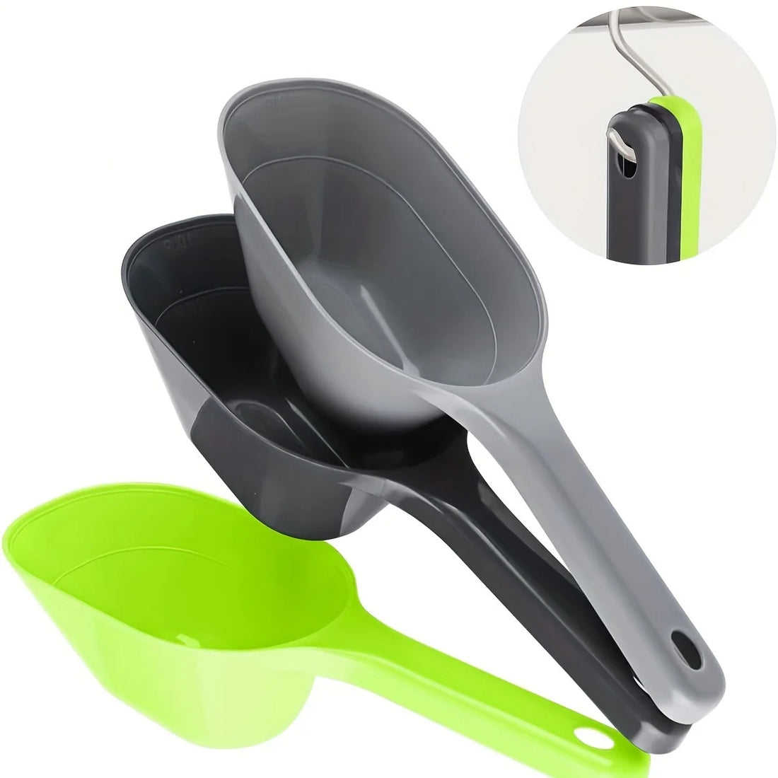 Pet Feeding Shovel Large Capacity Plastic Cat & Dog Food Scoop – Multifunctional Deep Pet Food Spoon