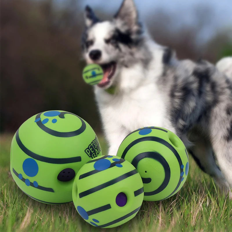 Wobble Wag Giggle Glow Ball – Interactive Dog Toy with Fun Giggle Sounds & Glowing Effect