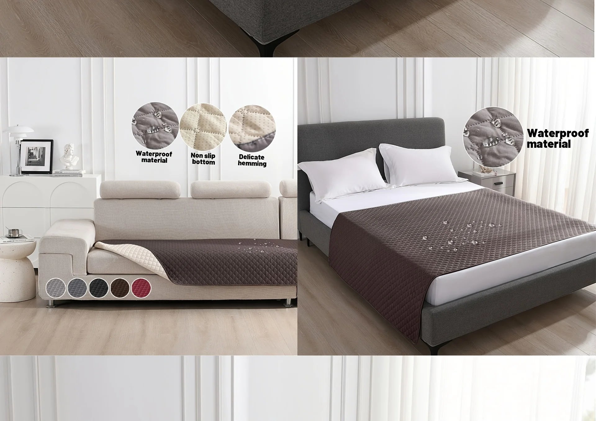 Anti-Leaking & Non-Slip Dog Bed Cover