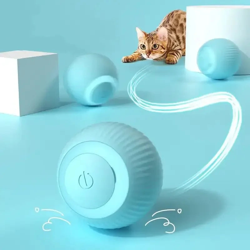Smart Rolling Cat Ball – Rechargeable Interactive Motion Toy for Indoor Cats