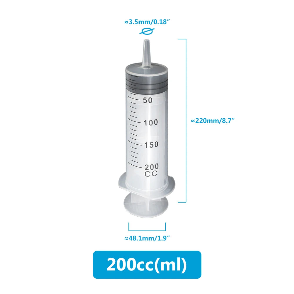 Multifunction Large Capacity Syringe with Hose – 100ml-550ml Pet Feeding, Oil, Fluid Injector