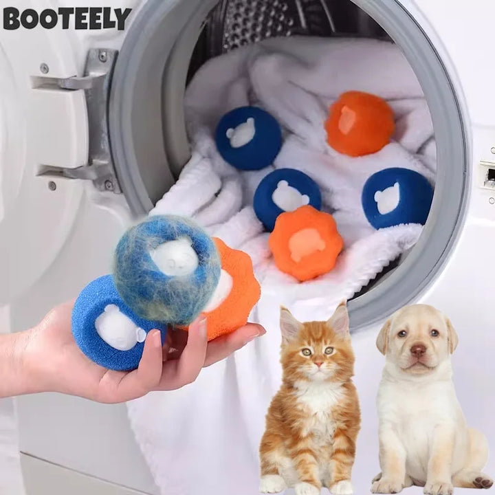 🧺 Pet Hair Remover Laundry Lint Catcher – Reusable Fur & Hair Cleaning Tool (2 Colors)