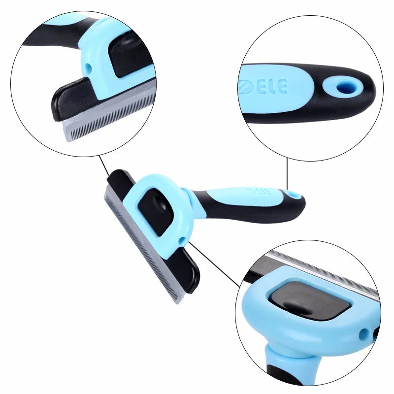 Pet Grooming Comb Set – Detachable Hair Remover & Trimmer Attachments for Cats & Dogs