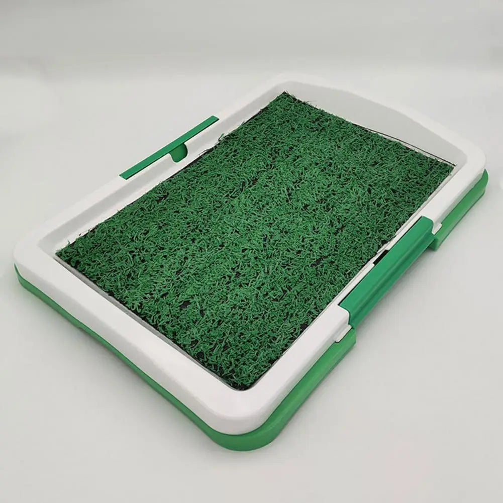 Portable Dog Grass Pee Pad – Reusable Pet Potty Training Mat for Indoor/Outdoor Use