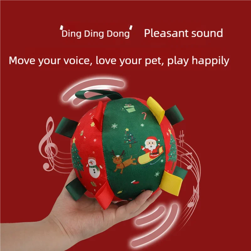 ⚽ Dog Toy Ball with Bell Sound – Interactive Pet Play & Training Ball 🎁🐾