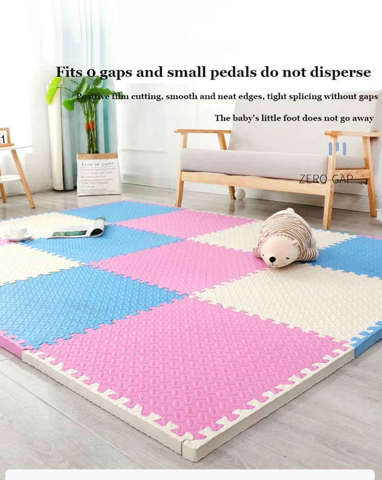 8–16pcs Baby Puzzle Foam Play Mat – Interlocking Educational Floor Carpet for Kids & Toddlers, 30x30cm EVA Foam