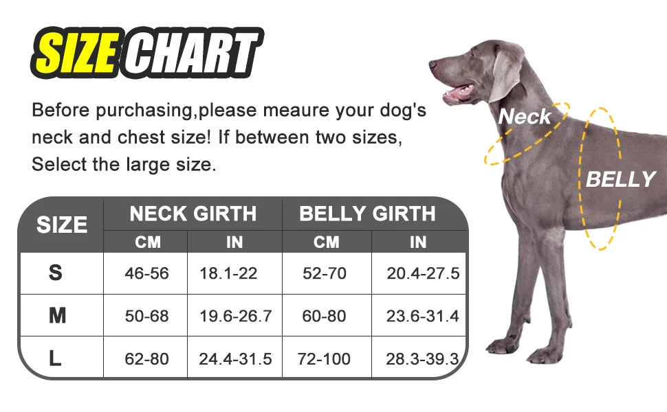 🛡️ Tactical Chest Strap Dog Harness – Heavy-Duty Outdoor Control for Large Dogs 🐕