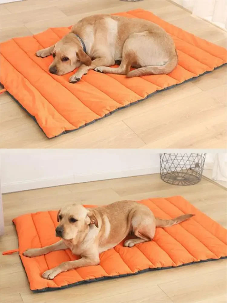 Portable Waterproof Pet Mat for Dogs & Cats – Outdoor Travel Bed with Storage Bag
