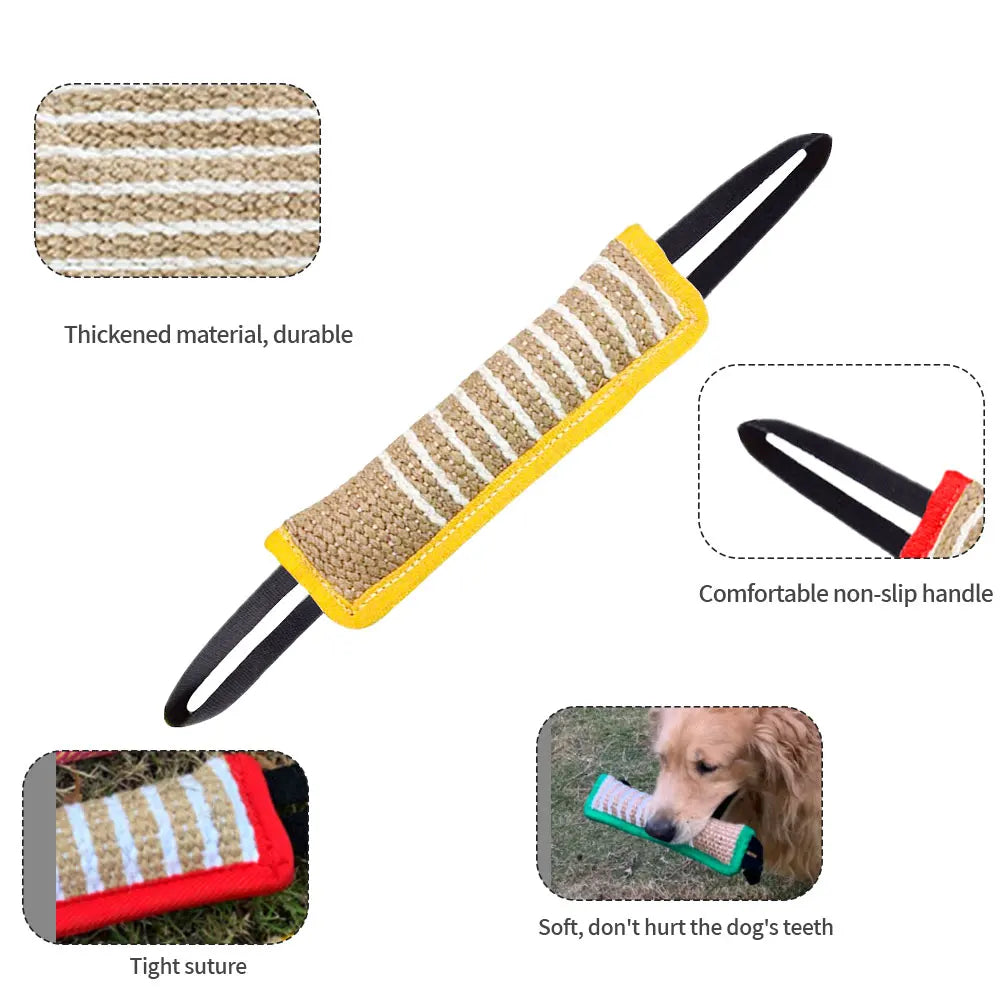 Jaoseko Dog Bite Training Stick – Durable Tug Toy for Dog Training, Teeth Cleaning & Target Play