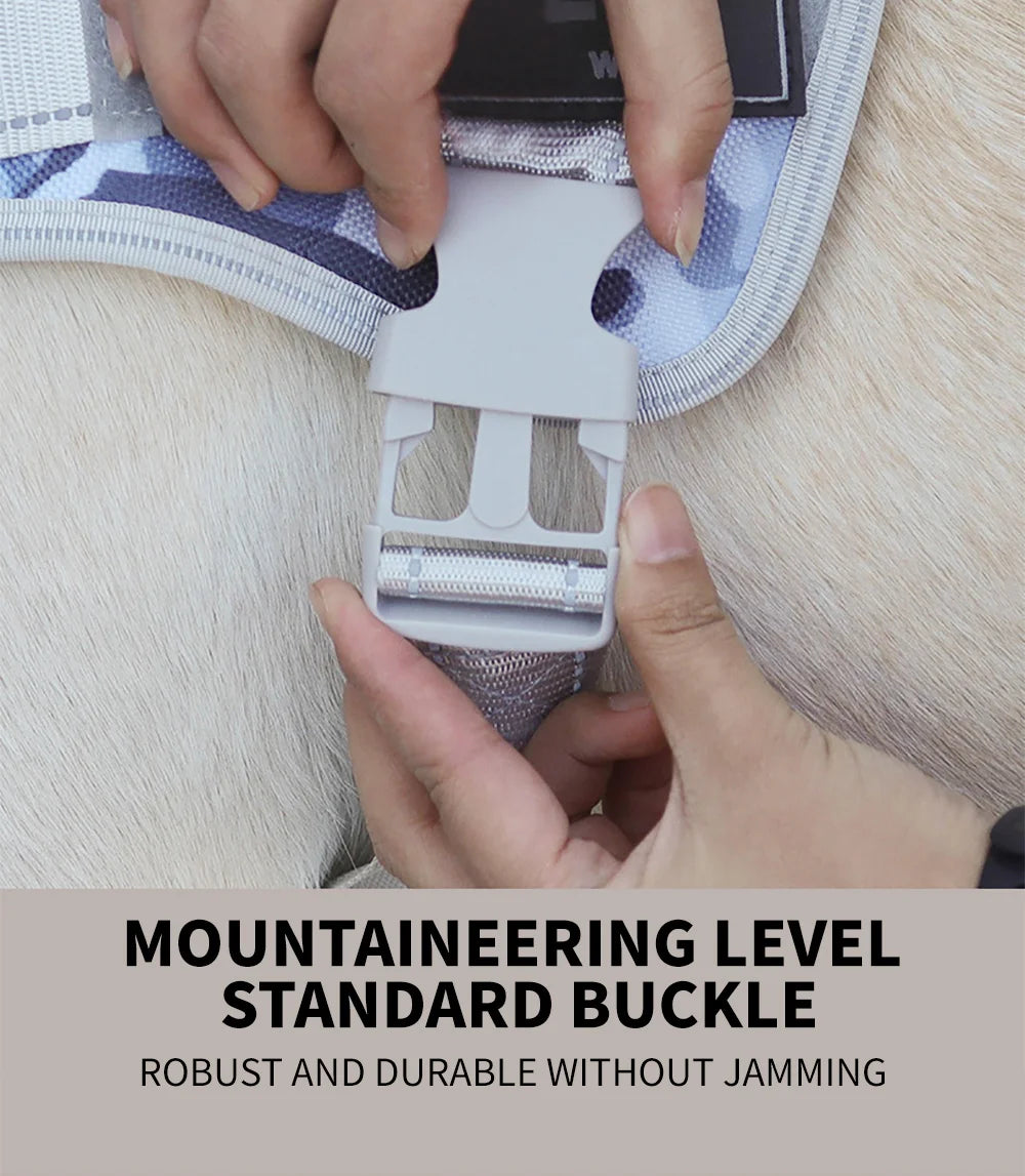 🐾 Multifunctional Reflective Dog Harness – Outdoor Training & Comfort Vest for Medium & Large Dogs