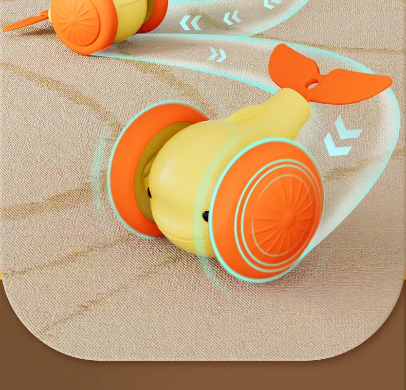 Interactive Electric Whale Cat Toy – Automatic Teaser Car with Obstacle Avoidance for Kittens