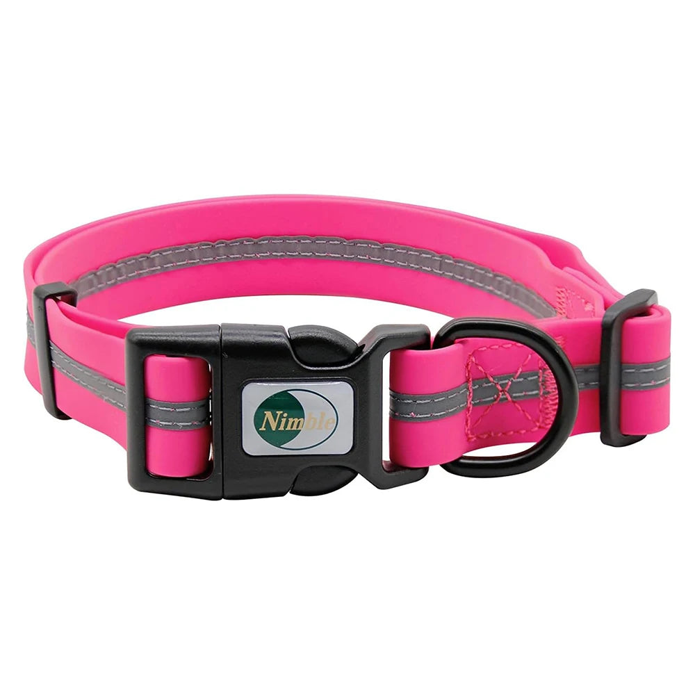 🐶 Waterproof Adjustable Dog Collar – Soft, Durable & Reflective (S/M/L)