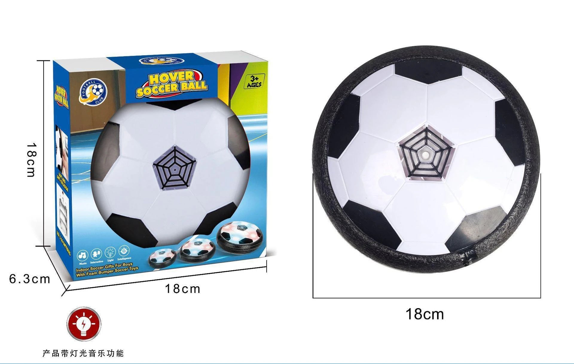 Electric Interactive Dog Toy Smart Soccer Ball – Motion-Activated Rolling Ball for Small, Medium & Large Dogs