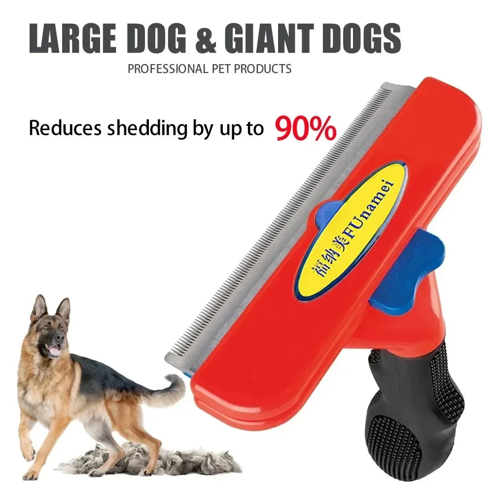 Large Dog Grooming Comb – Hair Remover & Massage Brush