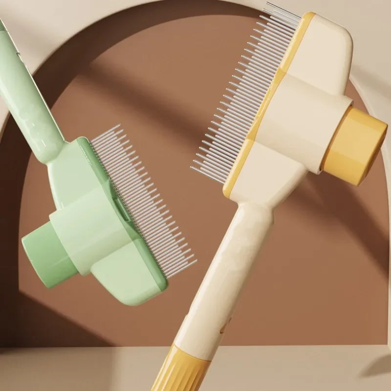 Self-Cleaning Dog & Cat Brush 🐾 Pet Hair Remover Comb