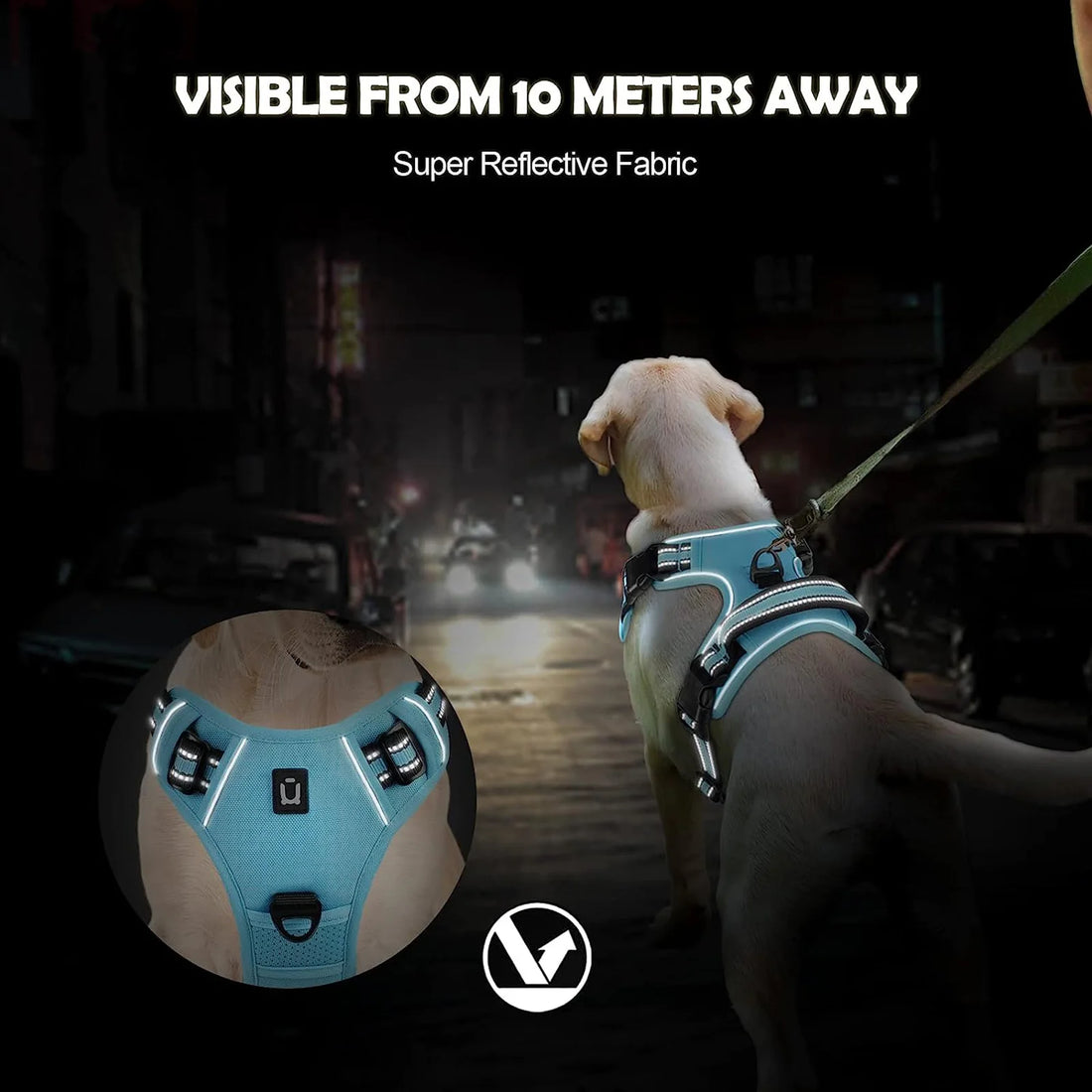🐾 No Pull Dog Harness – Adjustable Soft Padded Vest with Easy-Control Handle