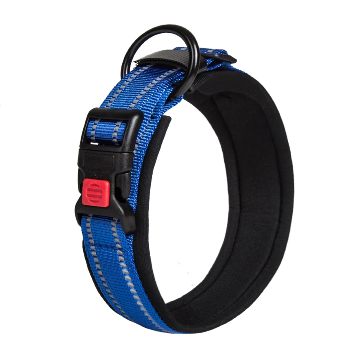 Reflective Adjustable Dog Collar – Soft Foam Neck, Colorful & Fashionable, for Small, Medium & Large Dogs