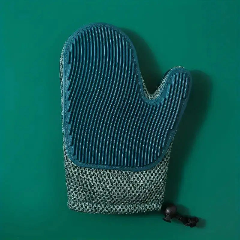 2-in-1 Cat Hair Glove & Pet Fur Remover – Grooming Glove Brush for Shedding