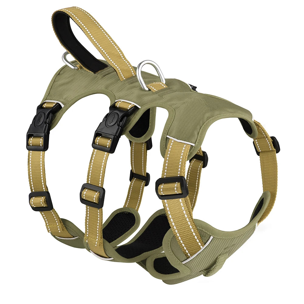 🐾 Waterproof Reflective Dog Harness – Padded & Secure for Outdoor Adventures!