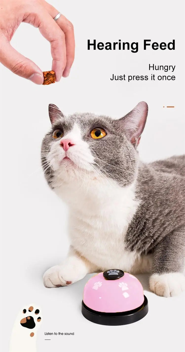 1pc Small Bell Footprint Dog Training Toy – Interactive Puppy Chew Toy for Teddy & Small Dogs