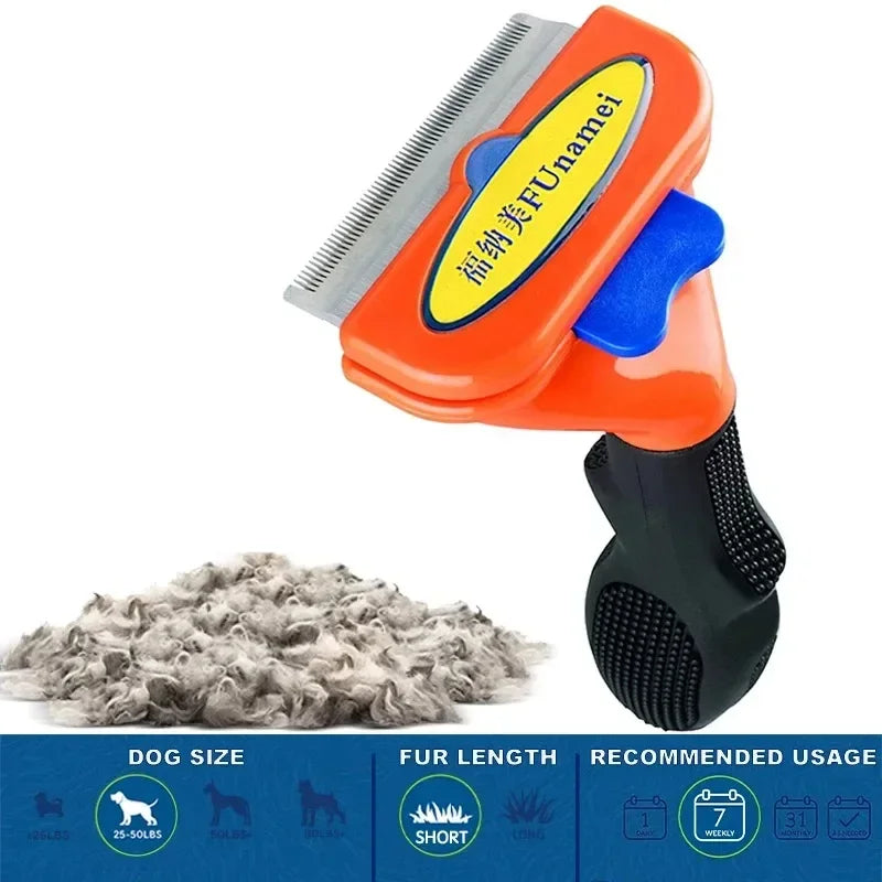 Large Dog Grooming Comb – Hair Remover & Massage Brush