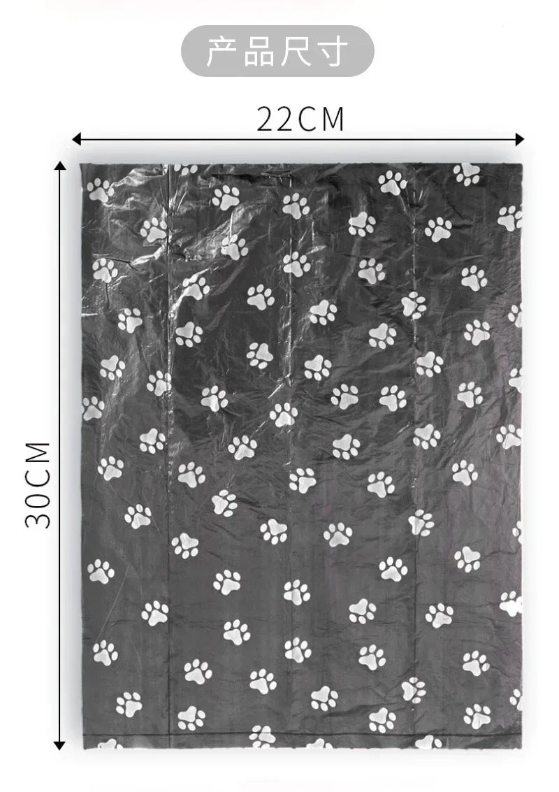15 Bags/Roll Dog Poop Bags – Leak-Proof Refill Rolls for Outdoor Pet Waste Disposal
