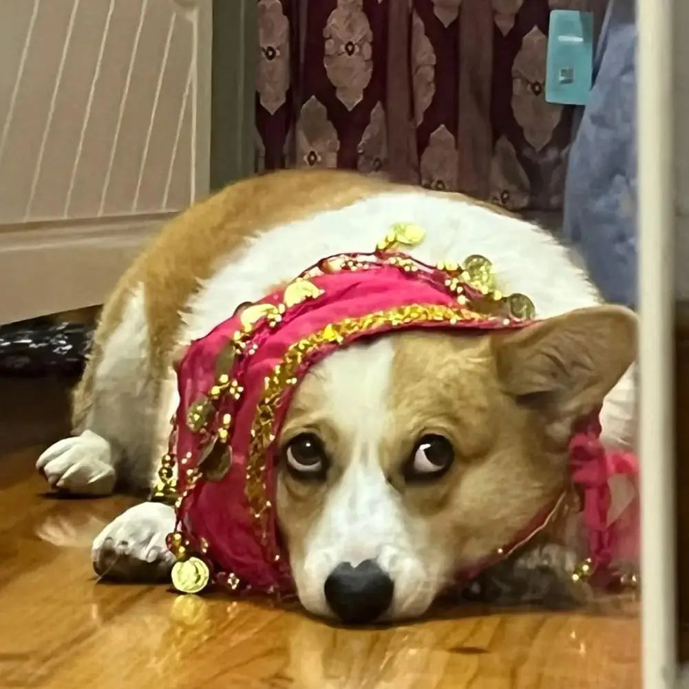 Dog Booty Dance Skirt – Fun Pet Costume Wrap for Parties & Cosplay