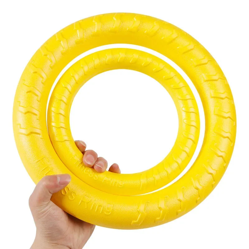 EVA Floating Pet Toy Ball – Bite-Resistant Dog Training Ball with Rope for Teething & Play
