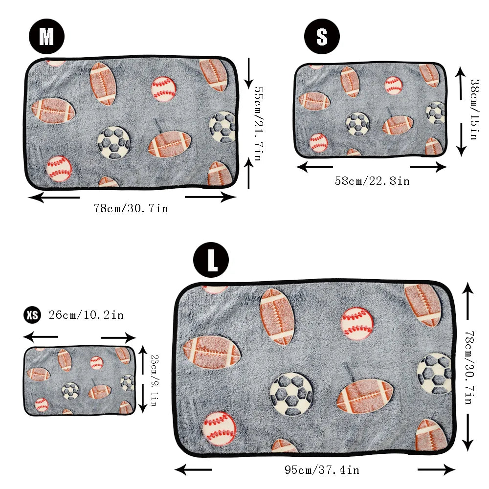 Cozy Dog Bed Mat with Cute Prints